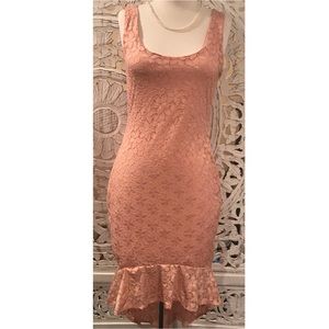 Forever 21 Pink High Low Dress M